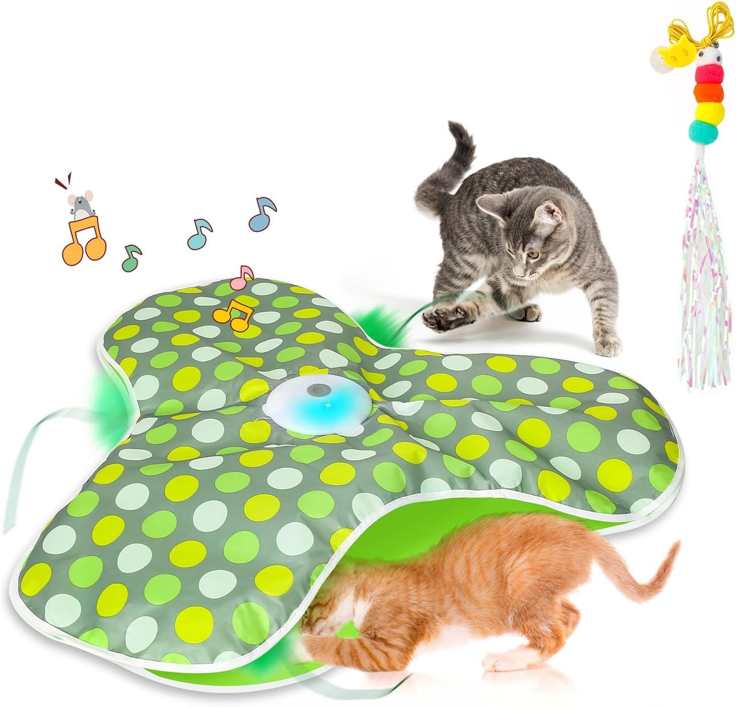 Amazon | 猫おもちゃ自動 猫じゃらし 電動 猫 おもちゃ一人遊び